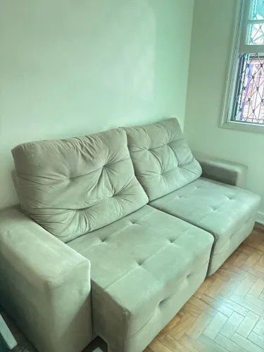Sofá-cama Cinza