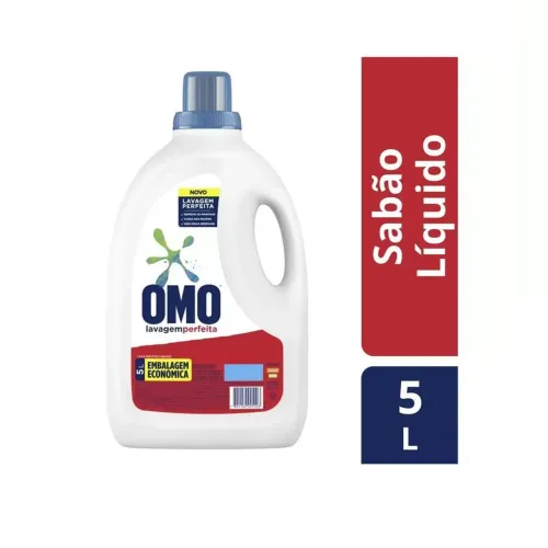 Sabão Líquido OMO 5 LITROS Lavagem Perfeita