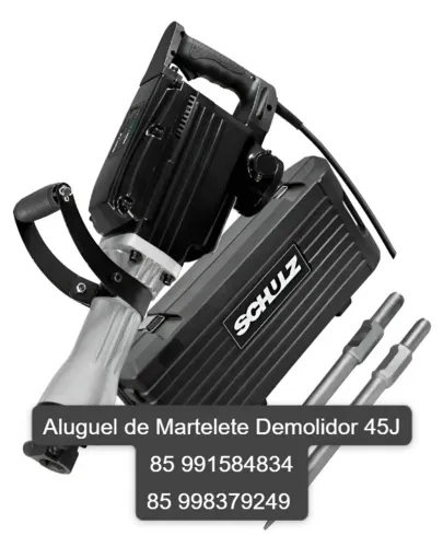 Aluguel de Martelete Rompedor/Demolidor 45J