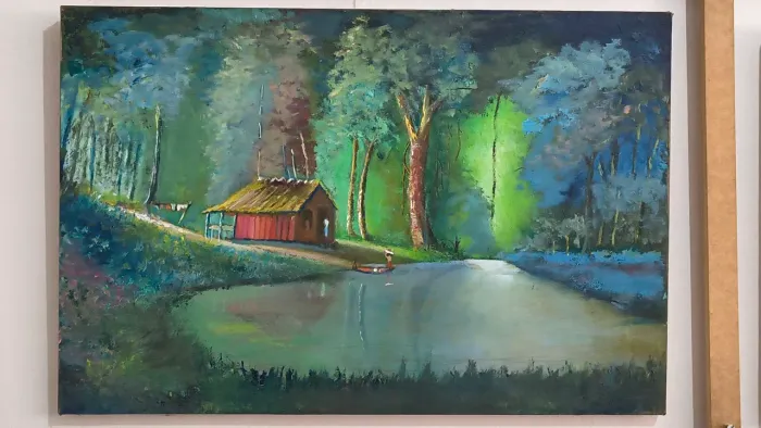 Pintura a Óleo Sobre Tela