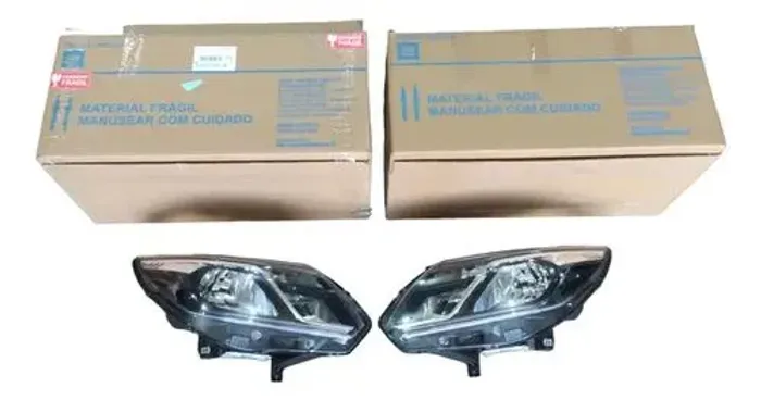 Farol S10 2017 em diante (o par), com Led DLR 