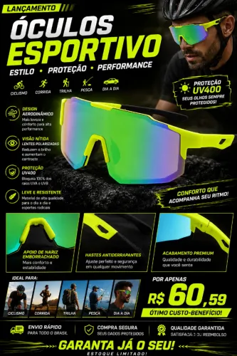 OCULOS ESPORTIVO