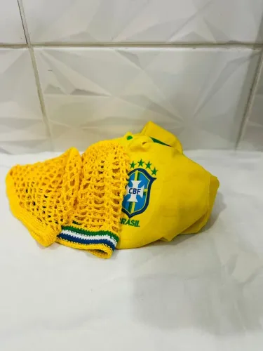 Touca de crochê 