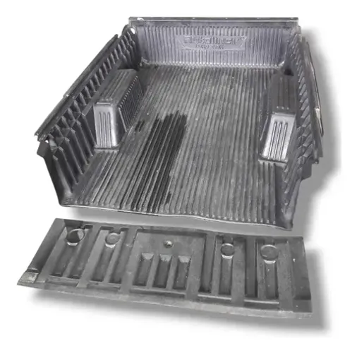 Protetor Caçamba Gm S10 1999 2002 Cabine Simples Detalhe Preto