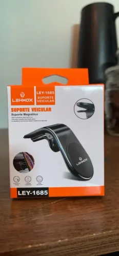Suporte Veicular de Celular para Ar Condicionado - Trava Firme (Novo)
