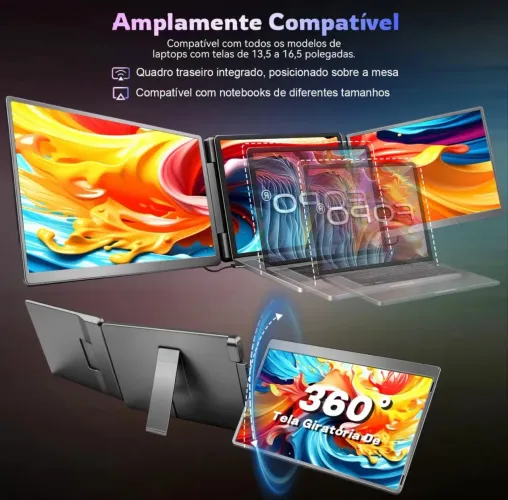 Expansor de tela dual (Monitor portátil gamer)