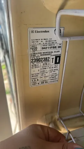 Freezer Electrolux 173L