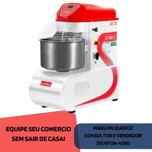 Amassadeira 25 Quilos Espiral G.Paniz Monofásica