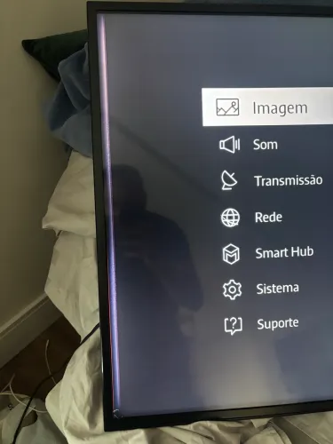 Samsung Smart TV 48? 4K UHD UN48JU6000 - Para Retirada de Peças