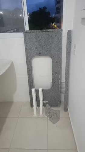 Bancada de Granito 1,20m Cinza Corumbá