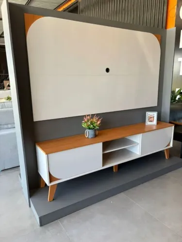 Rack com painel ate 65 polegadas (consulte cores)