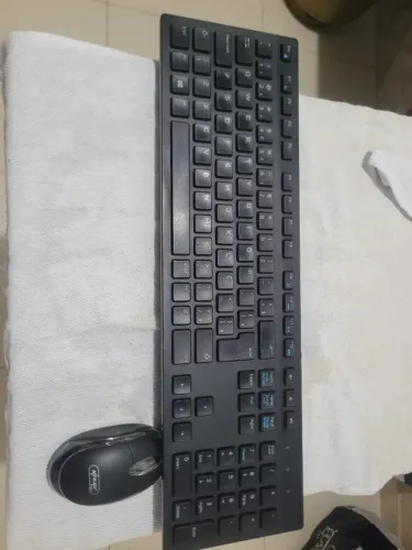 teclado e mouse usado