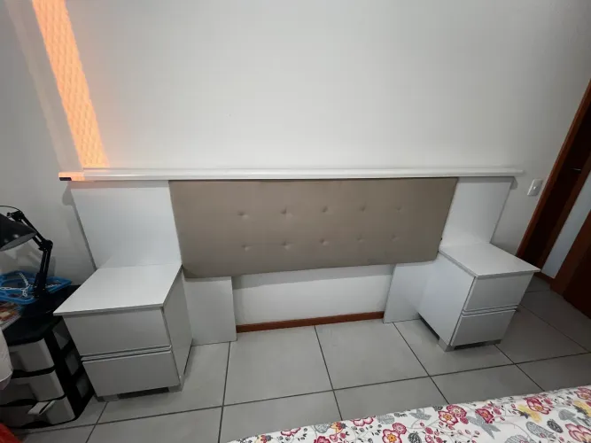 Cabeceira de cama com Led