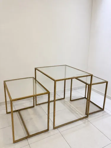 Conjunto mesa centro para lojas