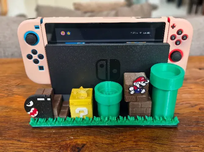 Nintendo Switch V1 completo + controles + volantes + acessórios na caixa
