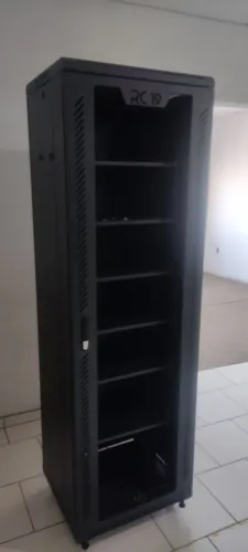 Rack Servidor 19" RC19 40U Novo + 6 Prateleiras + 2 Exaustores