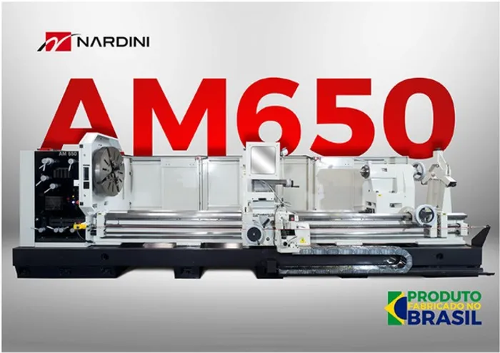 Torno Mecânico Nardini AM 650 x 4000 mm
