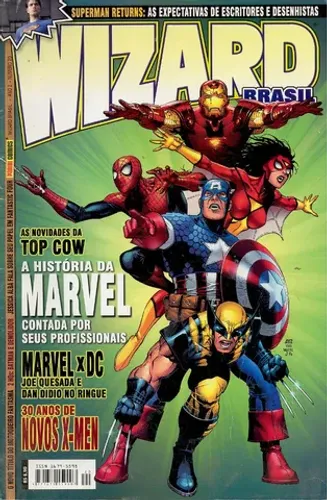 Wizard Brasil Nº 20 - Reportagens E Quadrinhos - 84 Pgs.