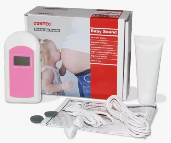 Aparelho para ouvir batimentos do coração de bebê