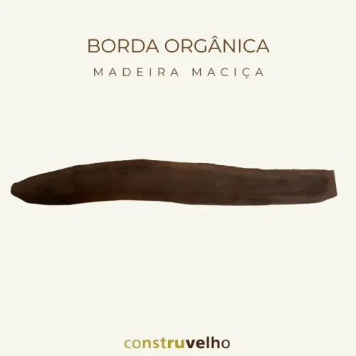 Prancha De Madeira Maciça Com Borda Orgânica