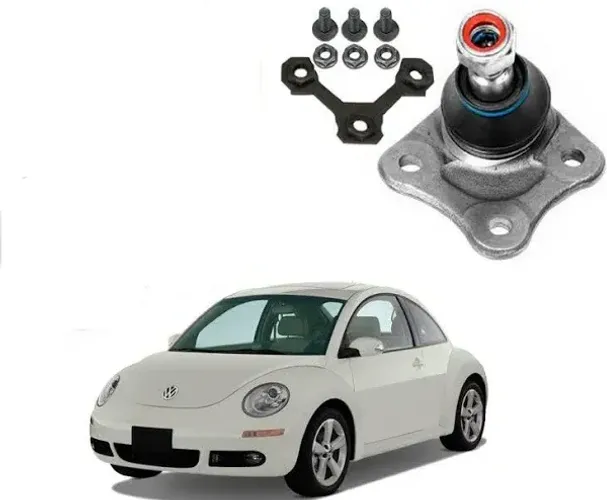 Pivô Bandeja Dianteiro  New Beetle 1998 / 2012 furo 8,5 mm