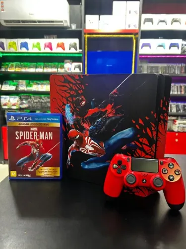 PlayStation 4 Slim Estado de Zero - Aceito Troca