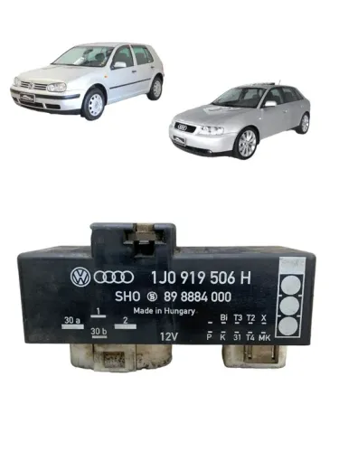 Relê Ventoinha Audi A3 Volks Golf 1.8 1999 á 2005 1j0919506h