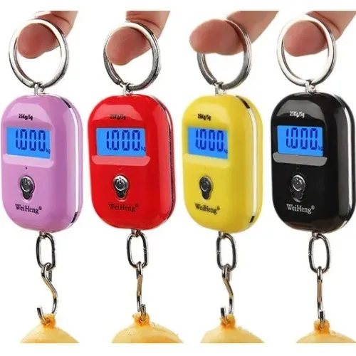 Balança Digital Bagagem De Mão Portátil Gancho de 5g a 25kg Chaveiro Bolso