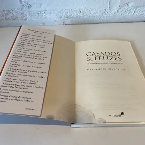 C635 Livro Casados e Felizes Hernandes Dias Lopes Casamento