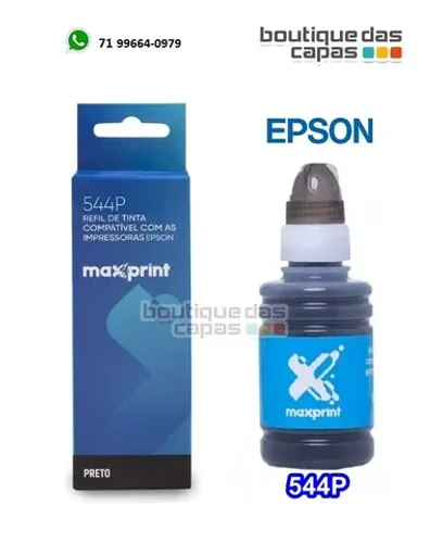 refil tinta compativel com impressoras Epson maxprint 544P T544120 impressora L3110 L3150
