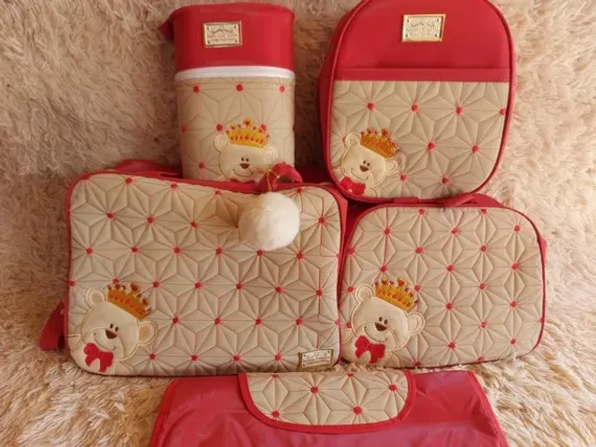 KIT BOLSAS MATERNIDADE 5 PEÇAS - MENOR PREÇO DE CAMPOS-ENTREGAMOS 