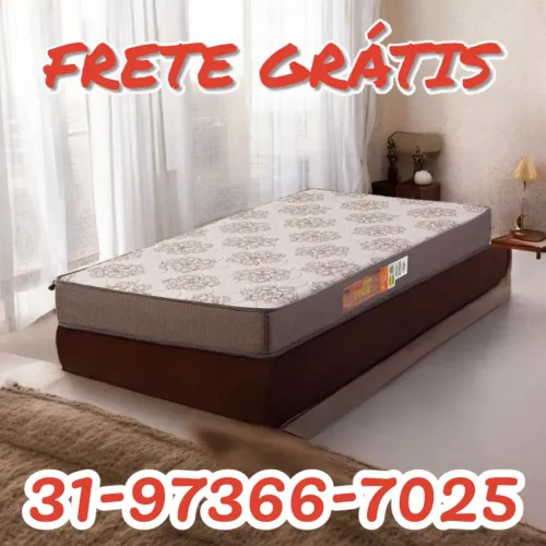 COLCHÃO SOLTEIRO D33 / 100% ESPUMA / DIRETO DA FÁBRICA 