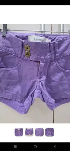 Short feminino aquamar seminova
