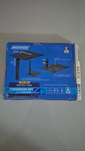 Suporte Para Conversor Digital / Blu-ray / Acessórios Preto