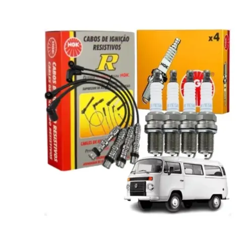 Kit Cabo + Vela  Vw Fox gol voyage Kombi v42bkr7esb