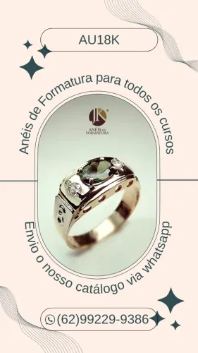 Anéis de Formatura para licenciatura