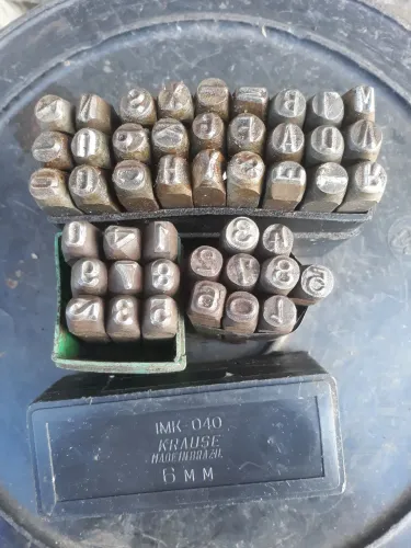 Números e letras 6mm completo!