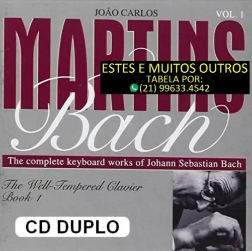 12 cds João Carlos Martins-Johann Sebastian Bach.Venda de apenas da coleção completa
