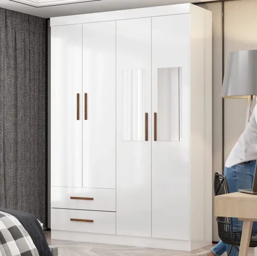 Guarda roupa Hércules 4P - ENTREGA RÁPIDA 