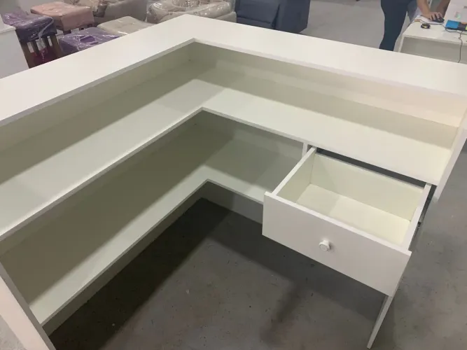 Balcão para recepção em mdf
