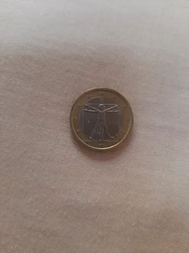 Moeda de Euro Italiana de 1 Euro - 2002