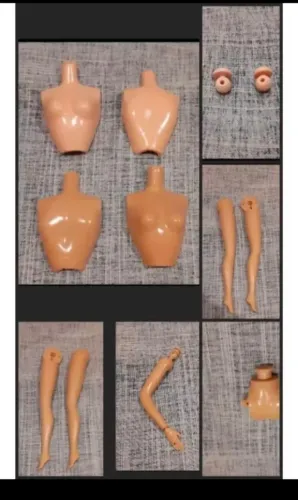 Boneca Barbie peças de reposição da Estrela