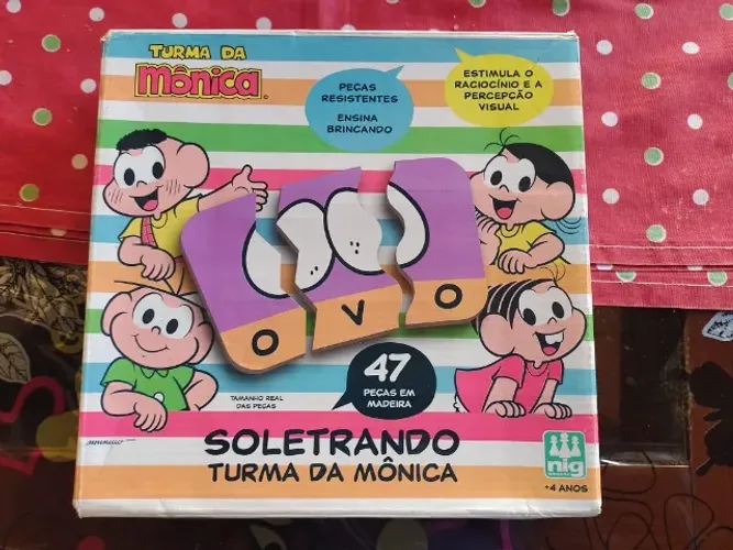 Soletrando Turma da Mônica - Brinquedos Educativos
