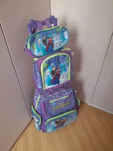 Mochila, Lancheira e estojo Infantil da Frozen
