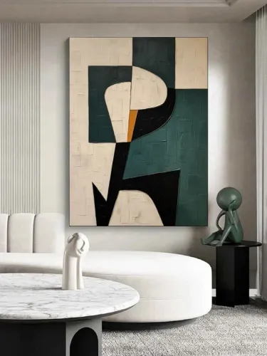 Dois Quadros Abstratos Modernos