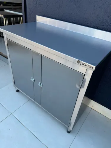 Armário inox 1.0x0.50 oferta - Em BSB.