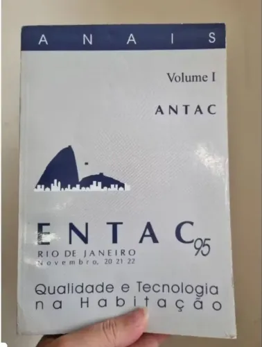 livro qualidade e tecnologia na habitação entac Rio de Janeiro 95 antac engenharia civil