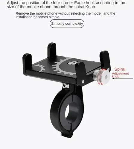 Suporte celular GPS moto, bicicleta