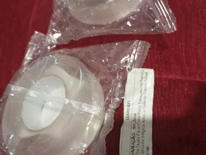 Super Fita Mágica Nano Adesiva Dupla Face Transparente Extra Forte Lavável 3M
