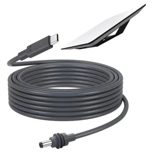 Cabo Type-C x P4 Para Alimentar Starlink Mini 100w 3 Metros Cinza
